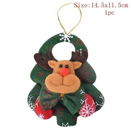 1/2/4pcs Christmas Ornament Gift Santa Claus