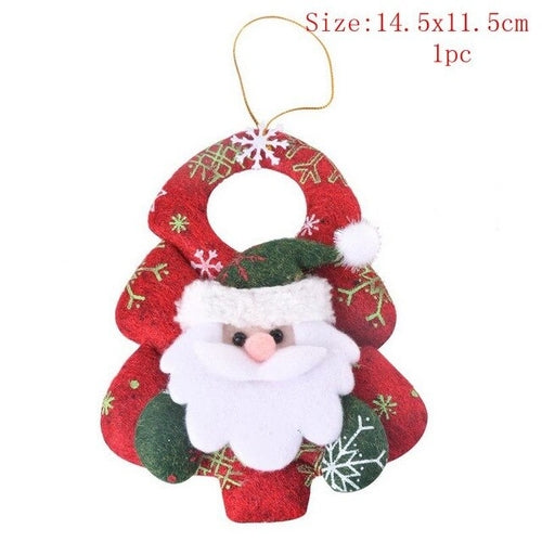 1/2/4pcs Christmas Ornament Gift Santa Claus