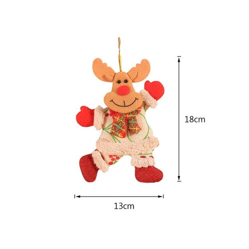 1/2/4pcs Christmas Ornament Gift Santa Claus