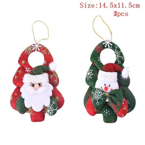 1/2/4pcs Christmas Ornament Gift Santa Claus