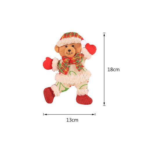 1/2/4pcs Christmas Ornament Gift Santa Claus