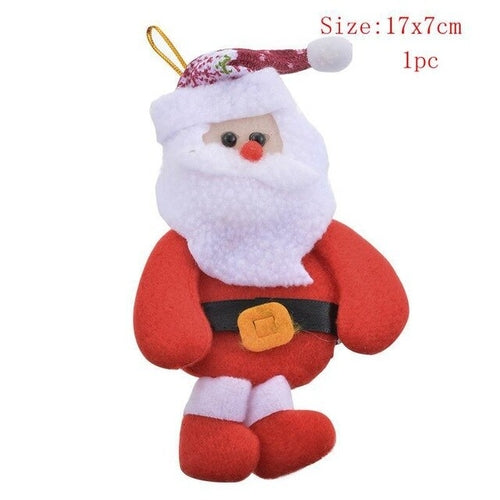 1/2/4pcs Christmas Ornament Gift Santa Claus