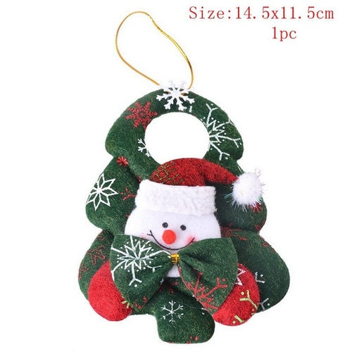 1/2/4pcs Christmas Ornament Gift Santa Claus