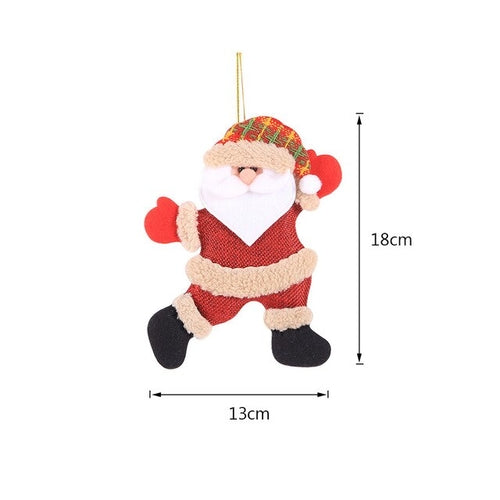 1/2/4pcs Christmas Ornament Gift Santa Claus