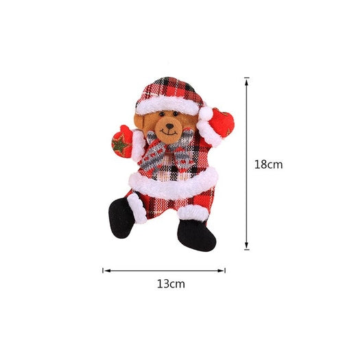 1/2/4pcs Christmas Ornament Gift Santa Claus