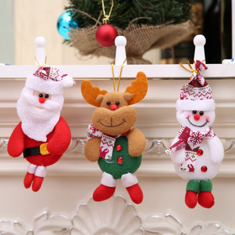 1/2/4pcs Christmas Ornament Gift Santa Claus