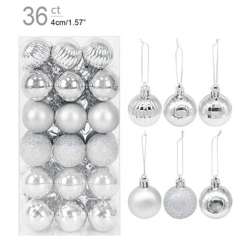 1box Christmas Balls Christmas Tree Ornaments Ball Xmas Hanging Tree