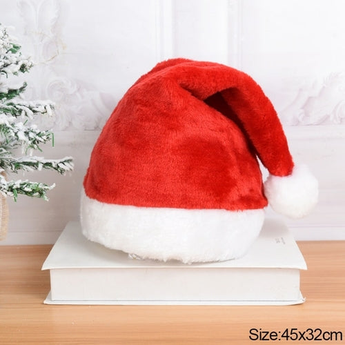 2022 Knitted Christmas Hat Cute Pompom Adult Child Soft Beanie Santa