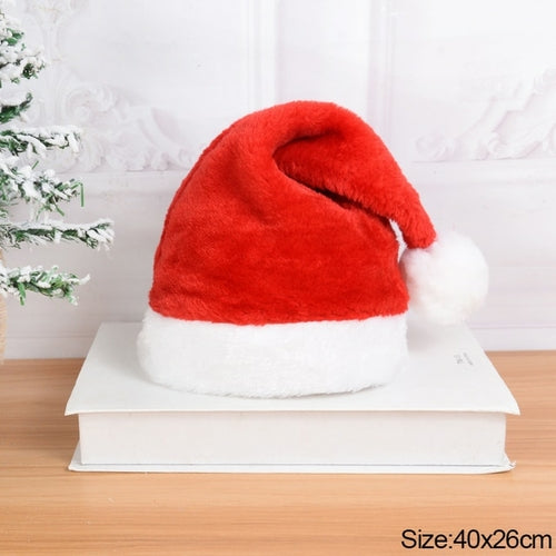 2022 Knitted Christmas Hat Cute Pompom Adult Child Soft Beanie Santa