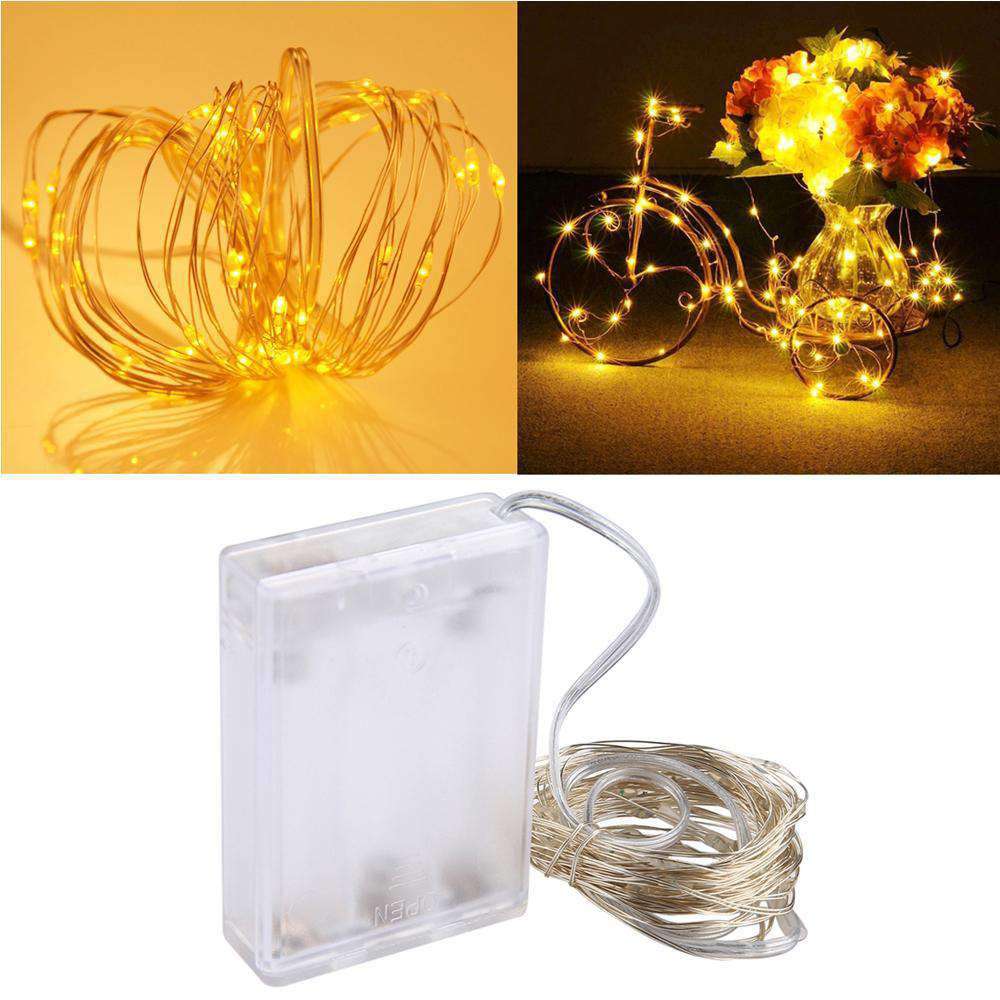 AMZER Fairy String Light 50 LED 5m Waterproof AA Battery Operated