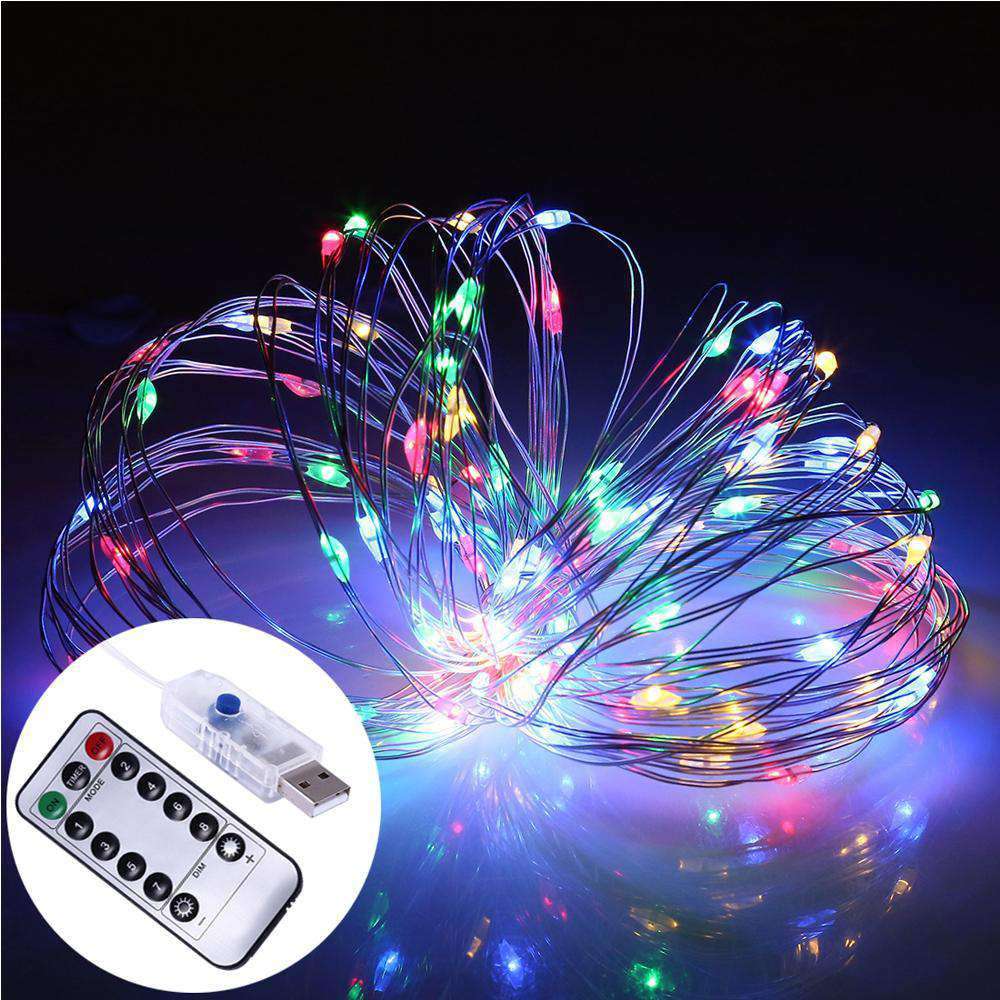 AMZER Fairy String Light 100 LED 10m Waterproof USB Operated Remote