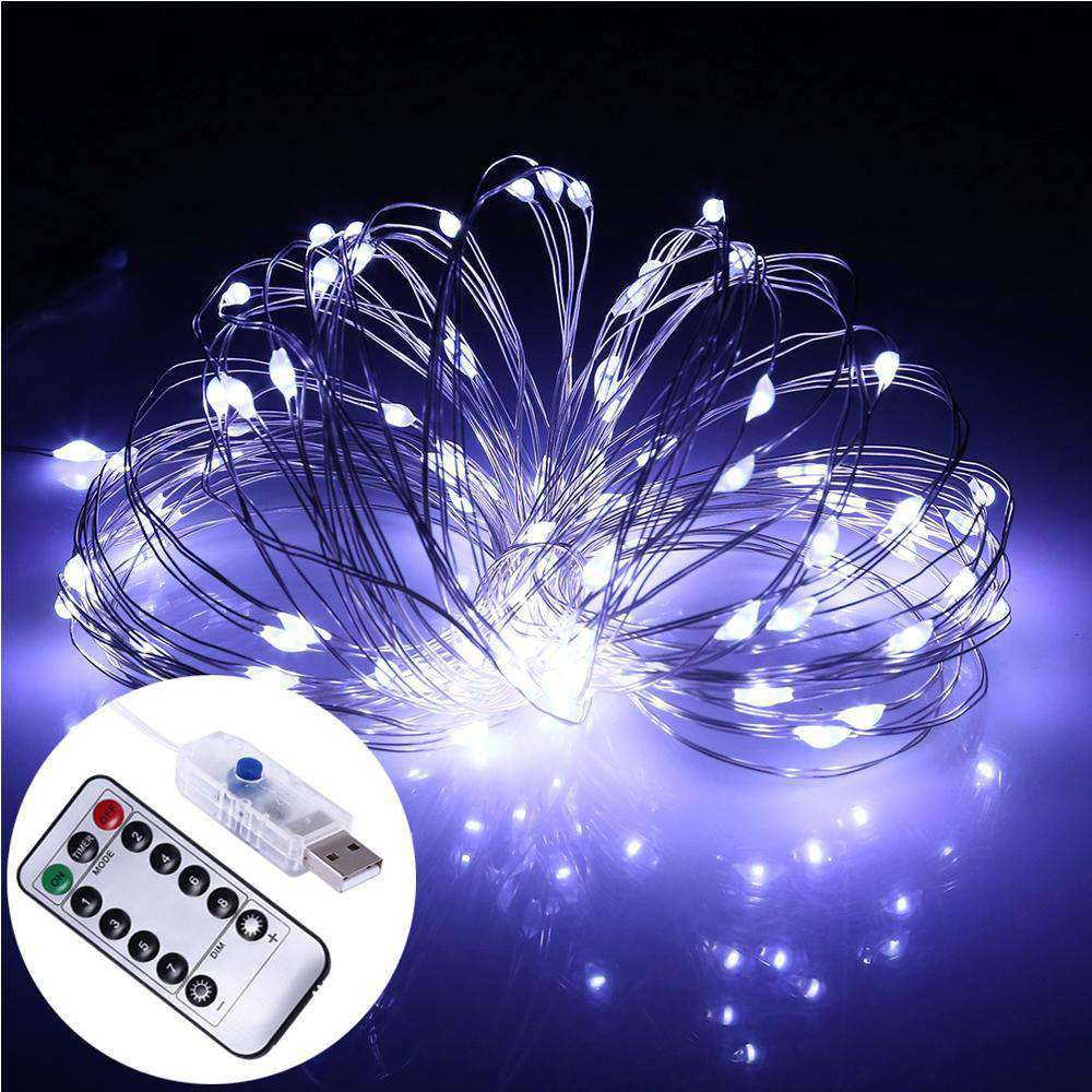 AMZER Fairy String Light 100 LED 10m Waterproof USB Operated Remote