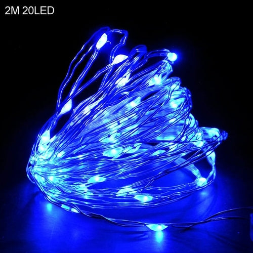 2M 20LED Santa Claus Snowflake LED Light String Christmas Decoration