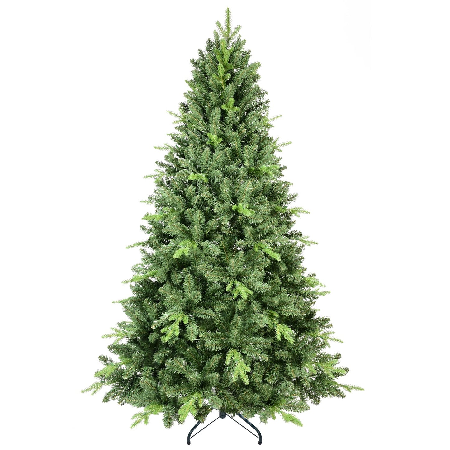 8FT Artificial Christmas Tree with 2535 PE&PVC Mixed Branch Tips,