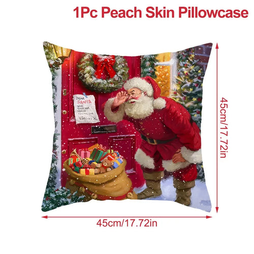 Christmas Cushion Cover Xmas Decorations For Home 2023 Merry Christmas