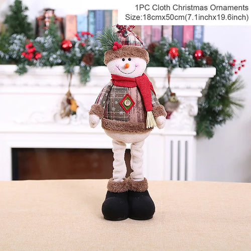 Christmas Doll Ornaments Merry Christmas Decorations For Home Table