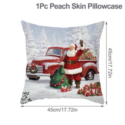 Christmas Cushion Cover Xmas Decorations For Home 2023 Merry Christmas