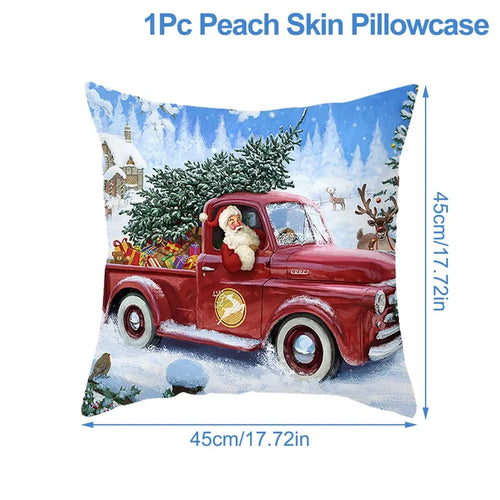 Christmas Cushion Cover Xmas Decorations For Home 2023 Merry Christmas