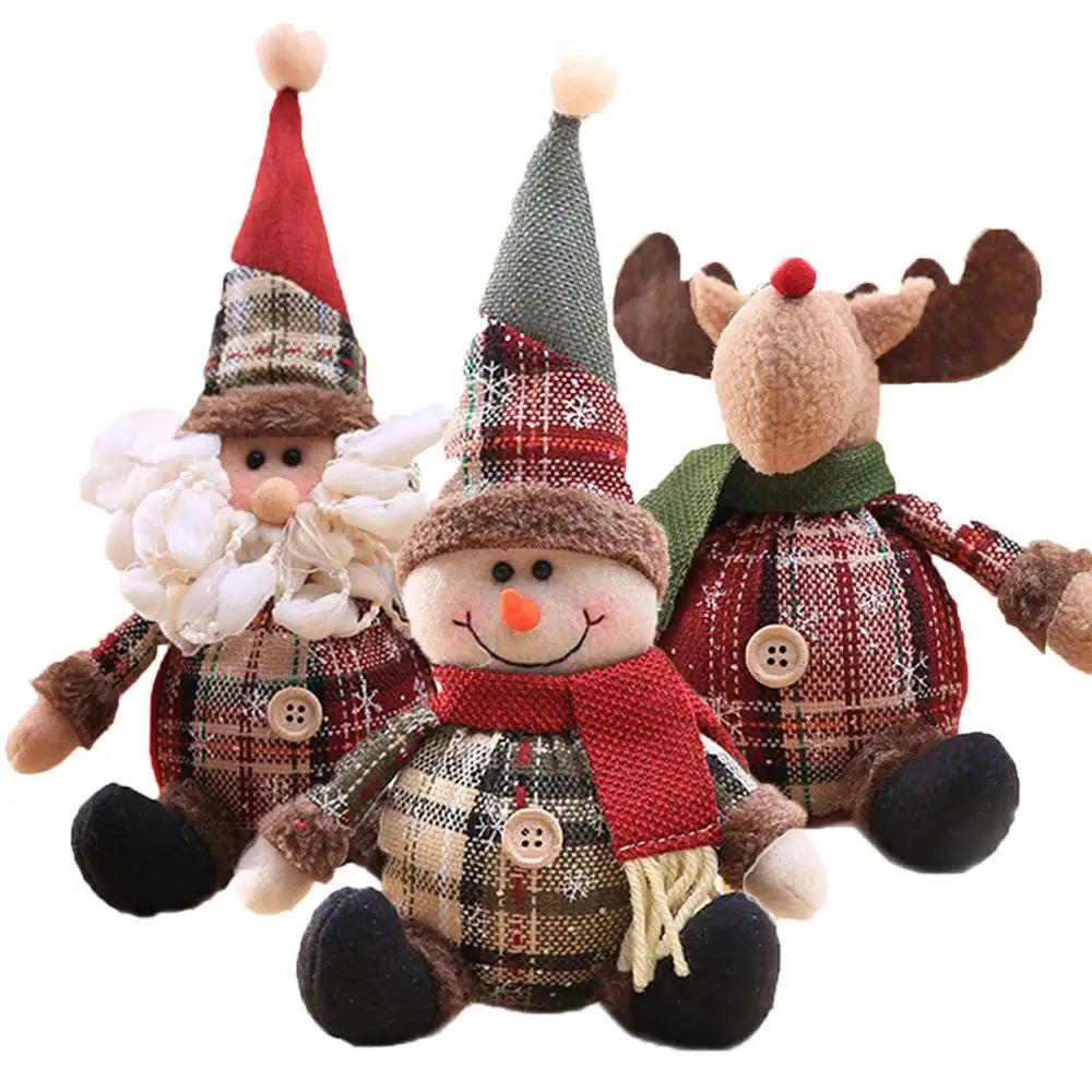 Christmas Doll Ornaments Merry Christmas Decorations For Home Table