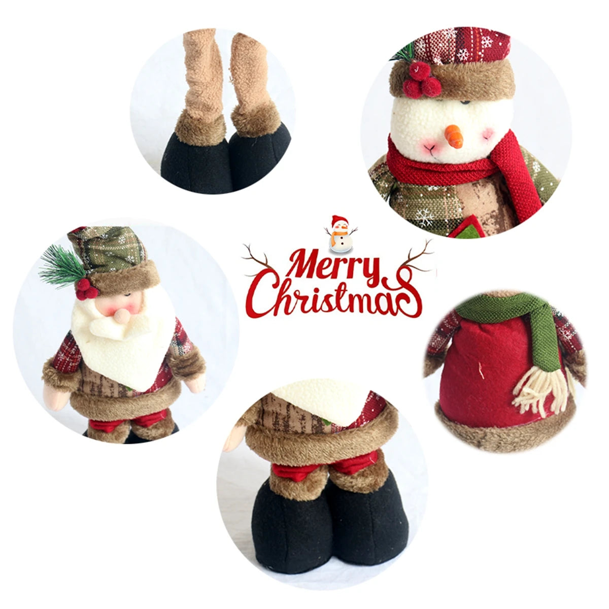 Christmas Doll Ornaments Merry Christmas Decorations For Home Table