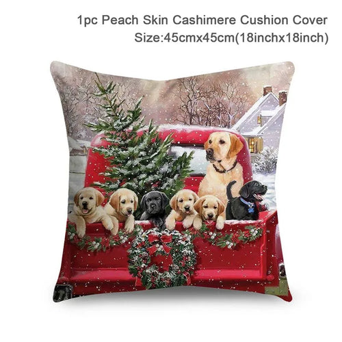 Christmas Cushion Cover Xmas Decorations For Home 2023 Merry Christmas