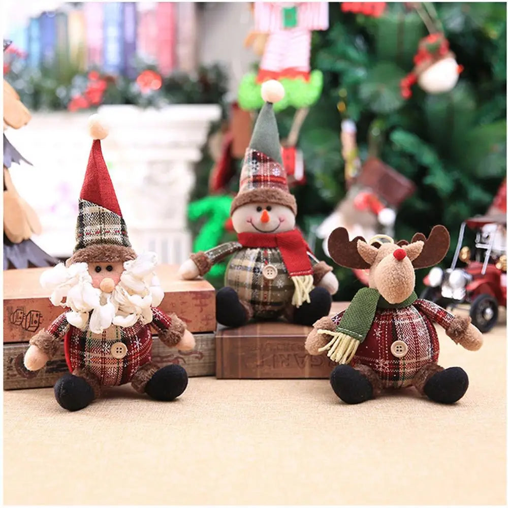 Christmas Doll Ornaments Merry Christmas Decorations For Home Table