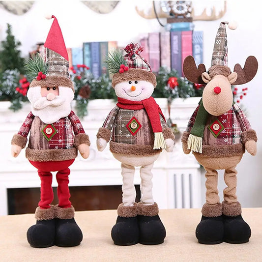 Christmas Doll Ornaments Merry Christmas Decorations For Home Table