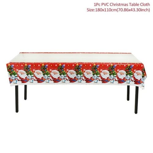 Christmas Table Runner Merry Christmas Decoration For Home Tablecloth