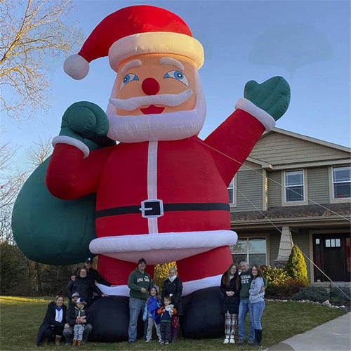 6m/8m/10m Giant Inflatables Santa Claus Advertising Inflatable