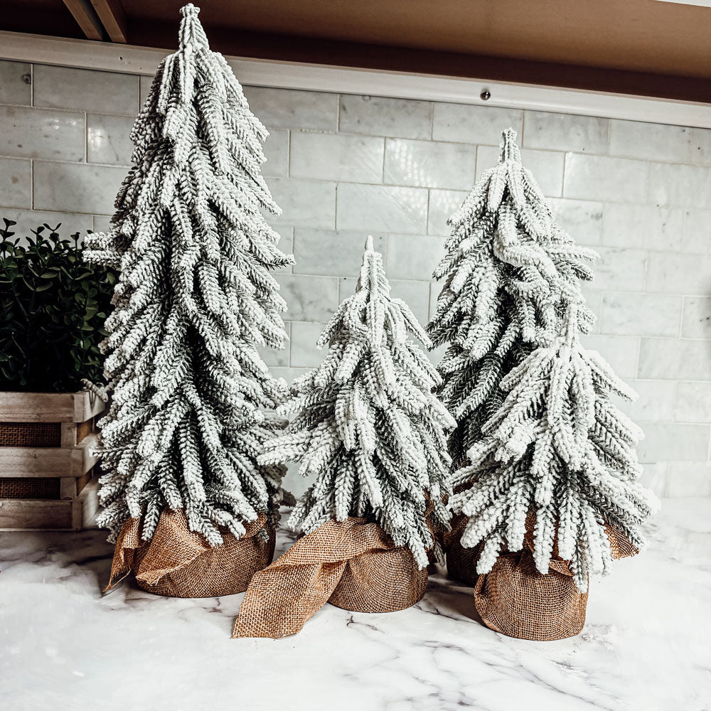 Snow Christmas Trees NEW