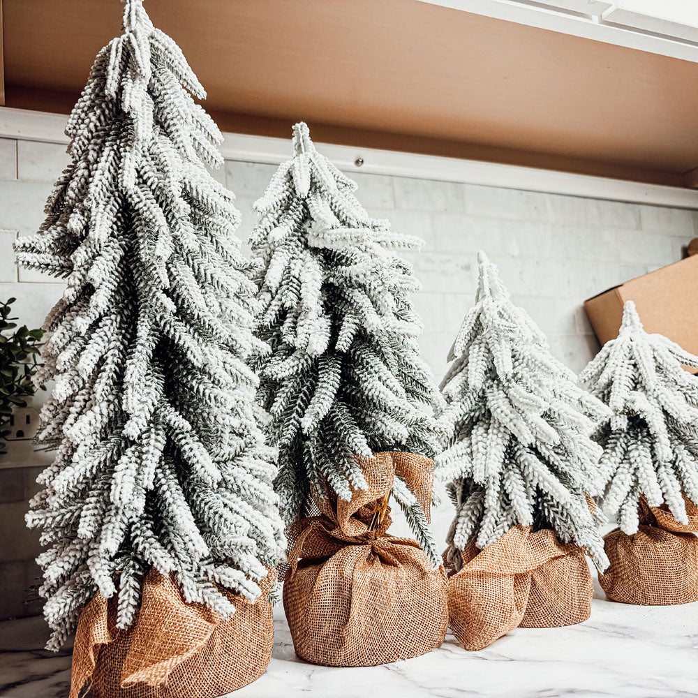 Snow Christmas Trees NEW