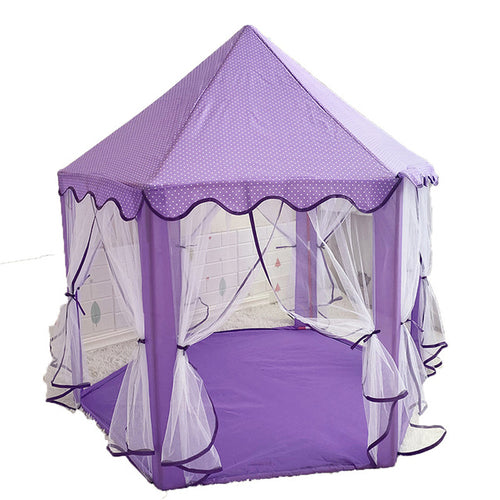 Portable Kids Toy Tipi Tent Ball Pool Princess Girl Castle Play House