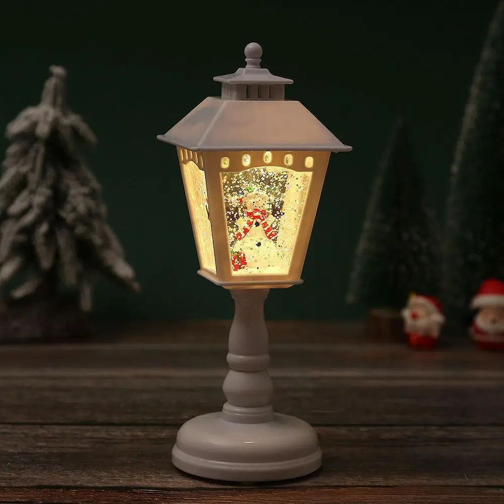 Christmas Decorations Wind Lamps Music Illuminated Night Light Santa