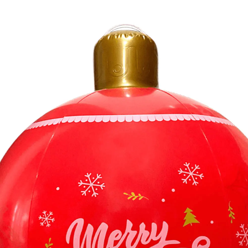 24 Inch PVC Inflatable Christmas Ball Outdoor Christmas Decorations