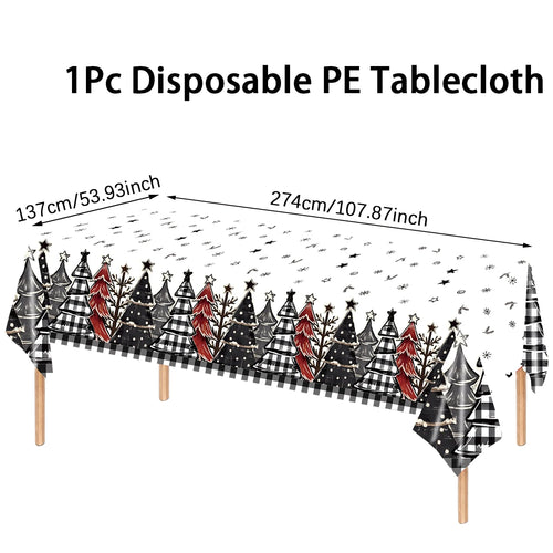 Christmas Tablecloth Merry Christmas Decorations For Home 2024 Navidad