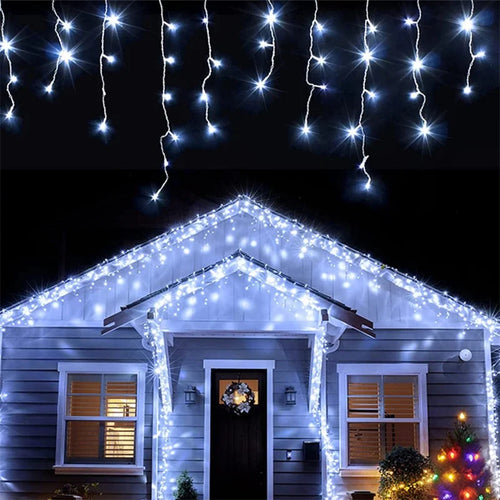 Christmas Lights Waterfall Outdoor Decoration 5M Droop 0.4-0.6m Led