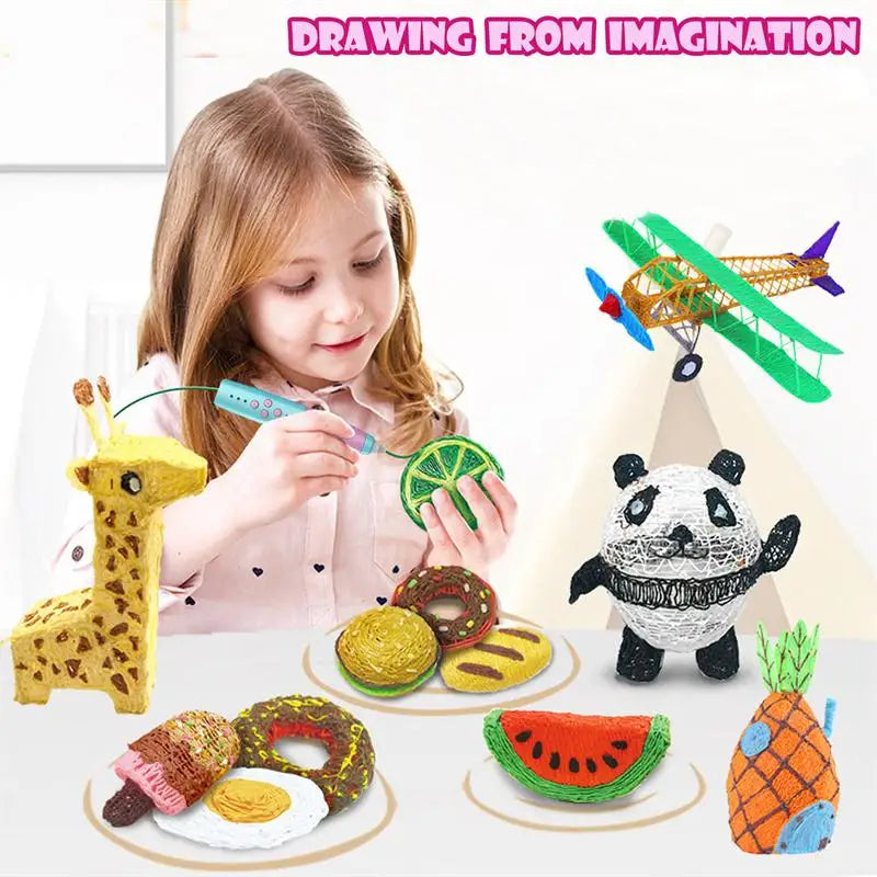 High-quality 3D Pen Set for Kids Boys Girls Birthday Chrismas Gift 3d