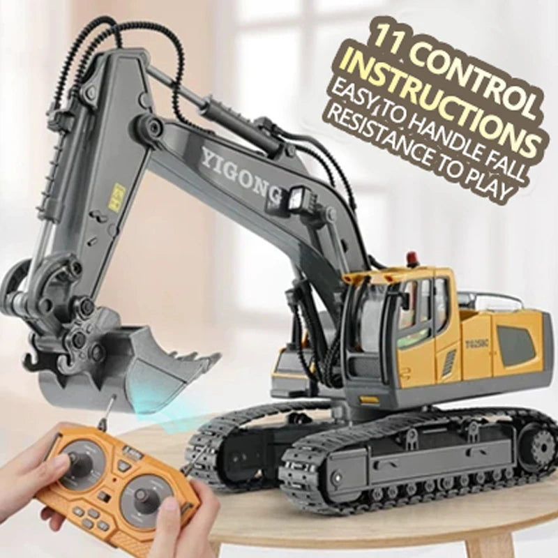 RC Excavator Dumper Car 2.4G Remote Control Engineering Vehicle