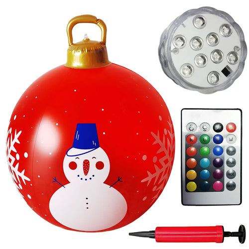 24 Inch Giant Inflatable Christmas Balls PVC Giant Inflatable