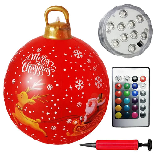 24 Inch Giant Inflatable Christmas Balls PVC Giant Inflatable