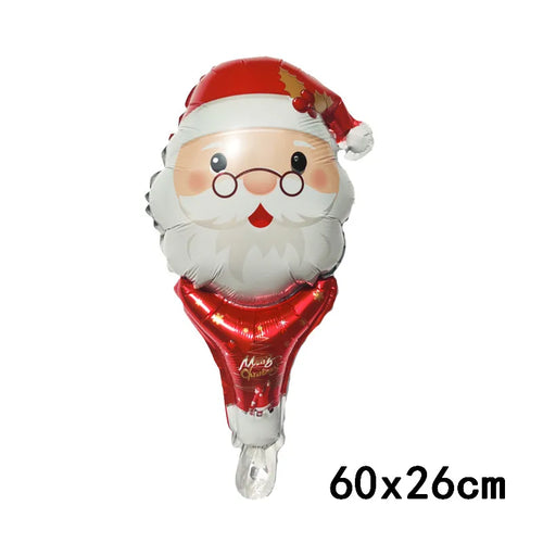 Merry Christmas Foil Balloon Navidad 2023 Home Decoration Santa Claus