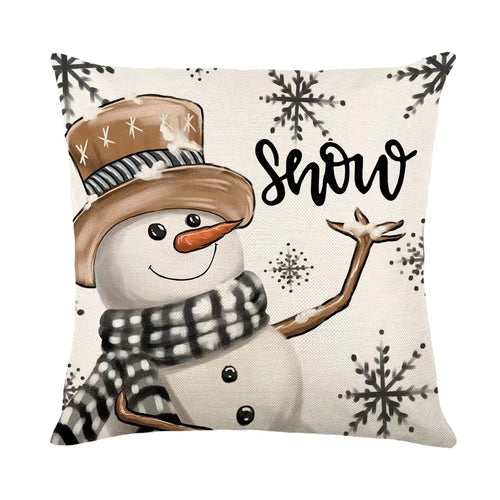 2025 Christmas 45cm Cushion Cover Pillowcase Merry Christmas