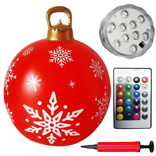 24 Inch Giant Inflatable Christmas Balls PVC Giant Inflatable