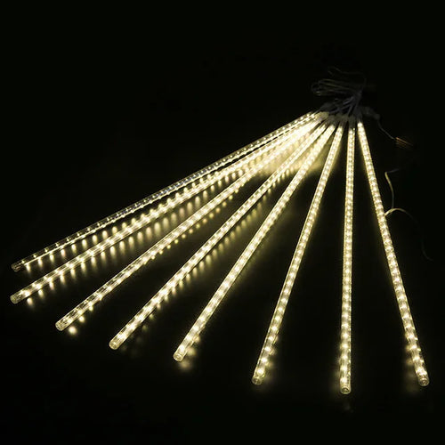 LED Meteor Shower Rain Lights Waterproof Falling Raindrop Fairy String