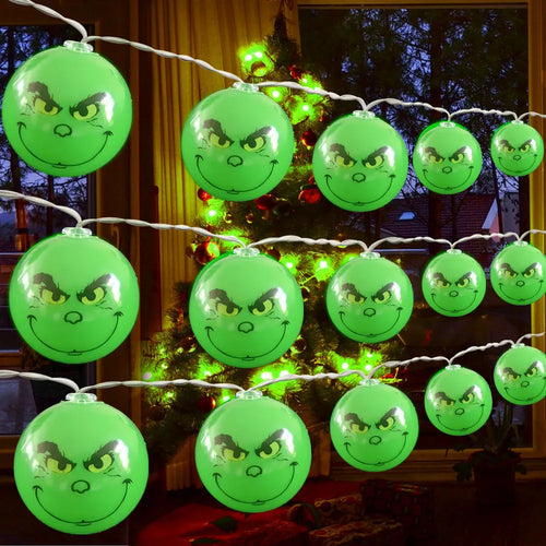 2024 Halloween Day Christmas Decoration Party String Lights Funny