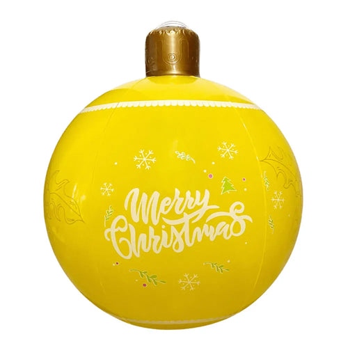 24 Inch PVC Inflatable Christmas Ball Outdoor Christmas Decorations