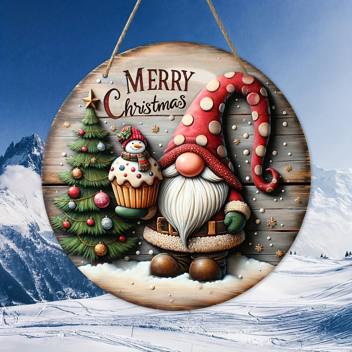 1pc christmas decorations wooden sign merry christmas wooden sign