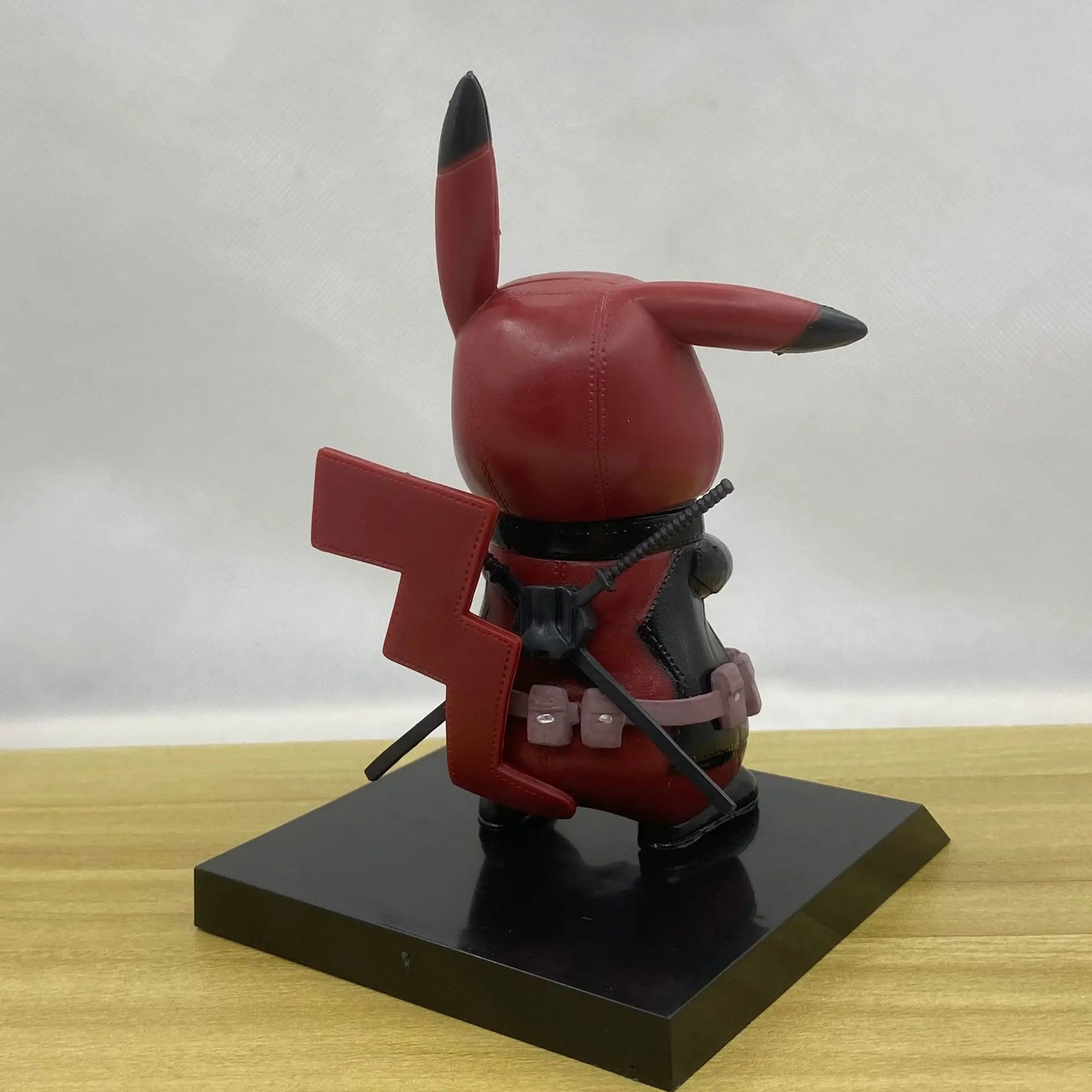 Pikachu Cos Deadpool Figure Q-Version Pikachu Action Figures Statue