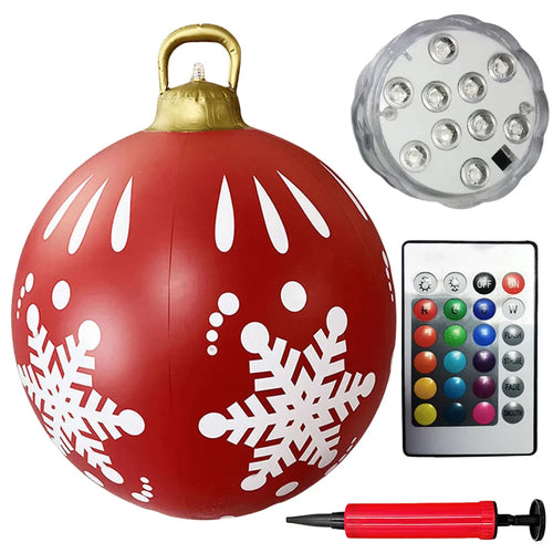 24 Inch Giant Inflatable Christmas Balls PVC Giant Inflatable