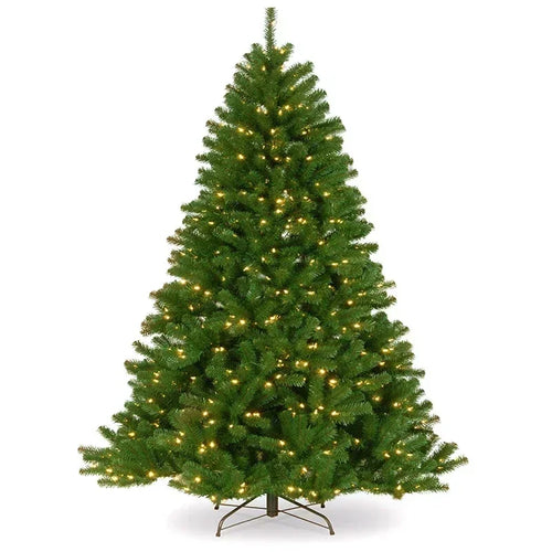 Artificial PVC Encrypted Christmas Tree with LED Lights and Foldable